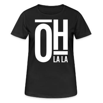 Oh La La - T-shirt respirant Femme - noir - Devant - AI Model Female 172 light (172cm)