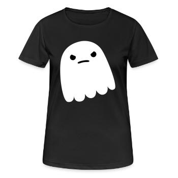 Sehr unglücklicher Geist (wütender Geist) - Frauen T-Shirt atmungsaktiv - Schwarz - Vorne - AI Model Female 172 light (172cm)