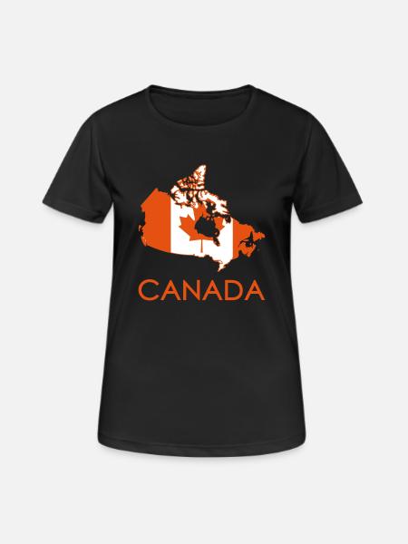 Canada - Women's Breathable T-Shirt - black