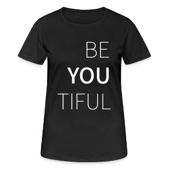 Be You Tiful Beautiful - Women's Breathable T-Shirt - black - Front - AI Model Female 172 light (172cm)