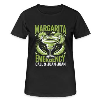 Joke for Margarita Friends - Women's Breathable T-Shirt - black - Front - AI Model Female 172 light (172cm)