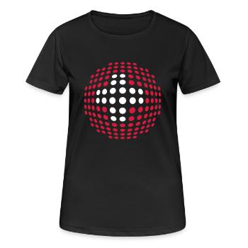 switzerland_flag_2c - Women's Breathable T-Shirt - black - Front - AI Model Female 172 light (172cm)