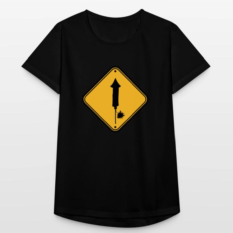 danger warning sign caution caution danger zone Women's Breathable T-Shirt