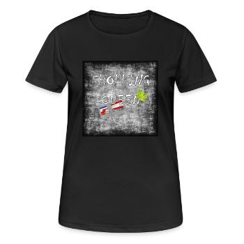 Shopping queen - T-shirt respirant Femme - noir - Devant - AI Model Female 172 light (172cm)