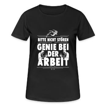 Welding - Women's Breathable T-Shirt - black - Front - AI Model Female 172 light (172cm)