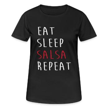 Salsa Dancer Dancer - Women's Breathable T-Shirt - black - Front - AI Model Female 172 light (172cm)