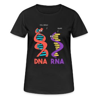 Botaniker - Frauen T-Shirt atmungsaktiv - Schwarz - Vorne - AI Model Female 172 light (172cm)