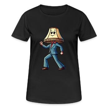Saturday Night Lamp - Women's Breathable T-Shirt - black - Front - AI Model Female 172 light (172cm)