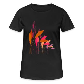 Plants - Women's Breathable T-Shirt - black - Front - AI Model Female 172 light (172cm)