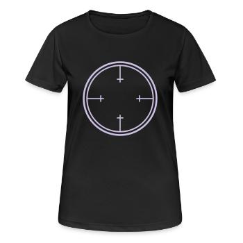 réticule - T-shirt respirant Femme - noir - Devant - AI Model Female 172 light (172cm)
