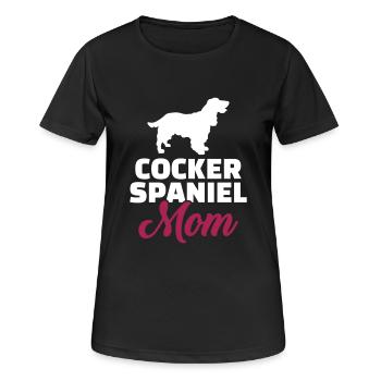 Cocker Spaniel - Women's Breathable T-Shirt - black - Front - AI Model Female 172 light (172cm)