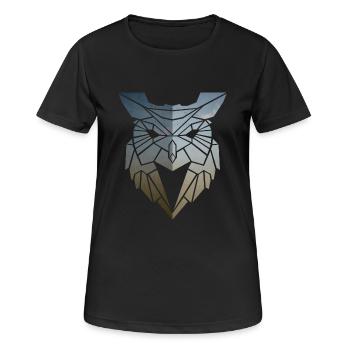 mugissement - T-shirt respirant Femme - noir - Devant - AI Model Female 172 light (172cm)