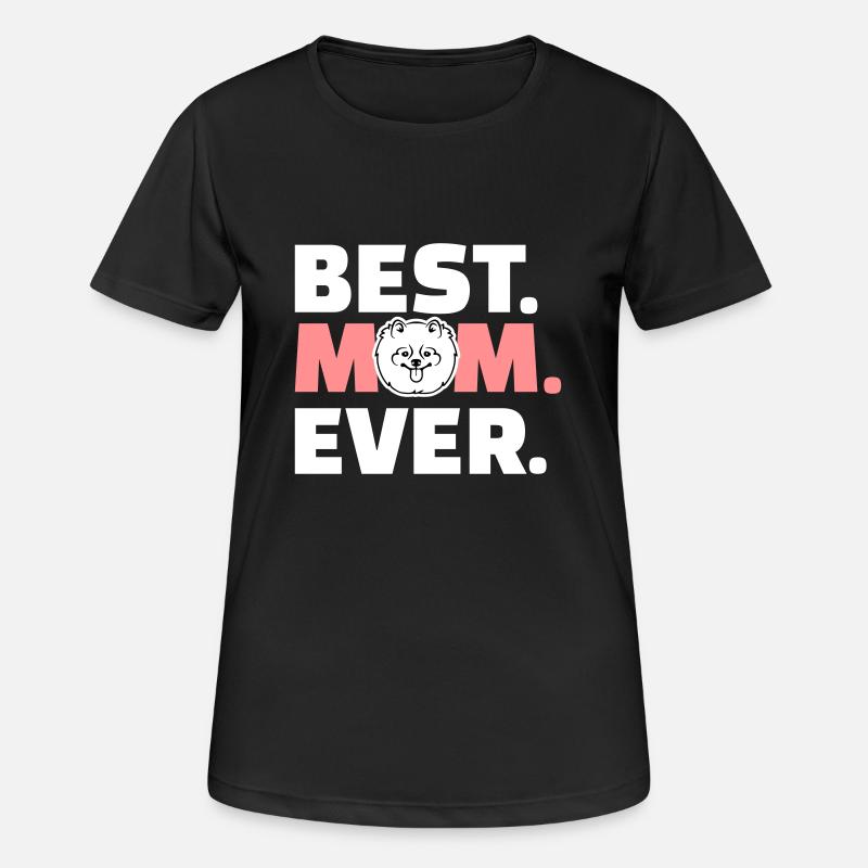 Pomeranian - Women's Breathable T-Shirt - black
