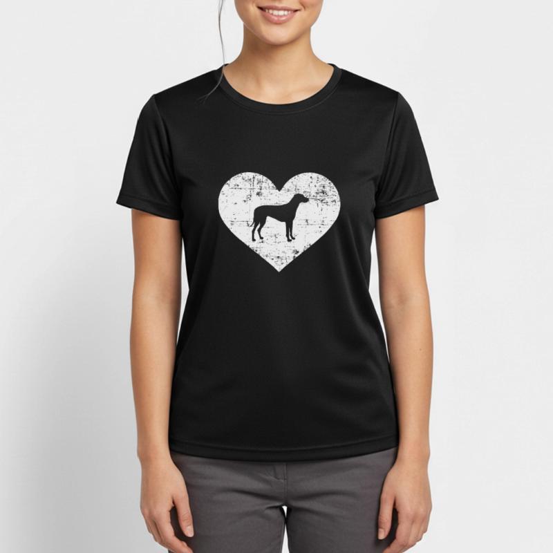 Rhodesian Ridgeback T-shirt respirant Femme