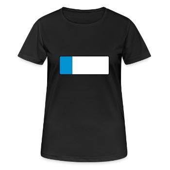 _blank_kurz - Women's Breathable T-Shirt - black - Front - AI Model Female 172 light (172cm)