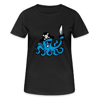 Pirate Otkopus 3 - Women's Breathable T-Shirt - black - Front - AI Model Female 172 light (172cm)