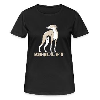 Whippet 45 - Women's Breathable T-Shirt - black - Front - AI Model Female 172 light (172cm)