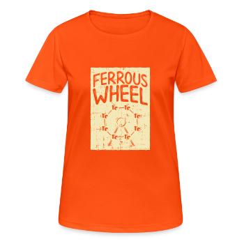 The Chemistry - Ferris Wheel! - Gift - Women's Breathable T-Shirt - neon orange - Front - AI Model Female 172 dark (172cm)