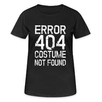Error 404 costume not found Carnival - Women's Breathable T-Shirt - black - Front - AI Model Female 172 light (172cm)
