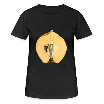 herbes thym romarin persil origan aneth - T-shirt respirant Femme - noir - Devant - AI Model Female 172 light (172cm)