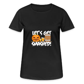 Citrouille - Brisons-nous! - T-shirt respirant Femme - noir - Devant - AI Model Female 172 light (172cm)
