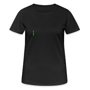 Runner - runner in green - Women's Breathable T-Shirt - black - Front - AI Model Female 172 light (172cm)