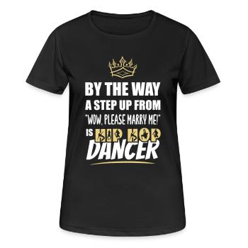 Un danseur de hip-hop est le plus attrayant - T-shirt respirant Femme - noir - Devant - AI Model Female 172 light (172cm)