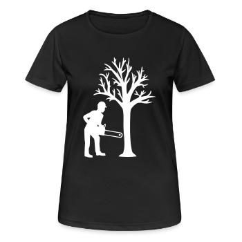 Lumberjack - Women's Breathable T-Shirt - black - Front - AI Model Female 172 light (172cm)