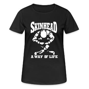 skinhead - T-shirt respirant Femme - noir - Devant - AI Model Female 172 light (172cm)