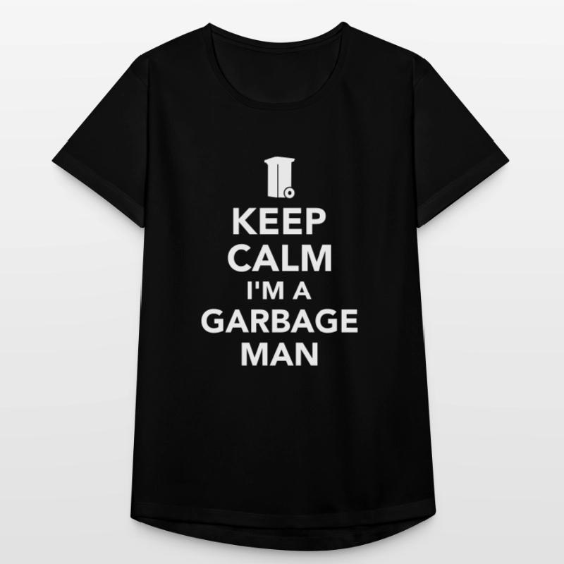 Keep calm I’m a garbage man Women's Breathable T-Shirt
