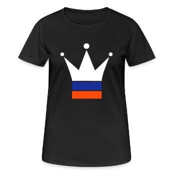 Russie - T-shirt respirant Femme - noir - Devant - AI Model Female 172 light (172cm)