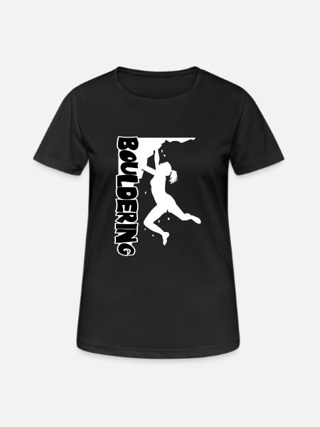 Boulder Print Women - White - Women's Breathable T-Shirt - black