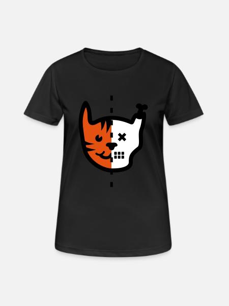 Schrödinger's Cat / Cat Called Schroedinger (3c) - Women's Breathable T-Shirt - black
