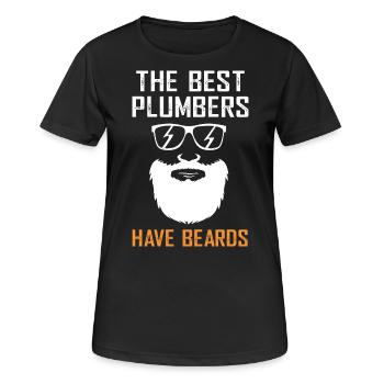Plumber - Women's Breathable T-Shirt - black - Front - AI Model Female 172 light (172cm)