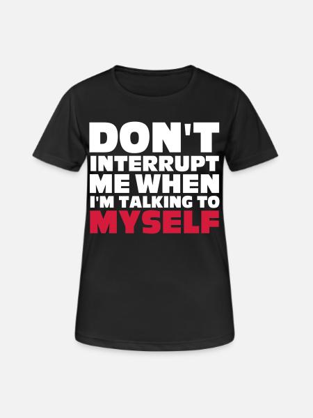 Funny - T-shirt respirant Femme - noir