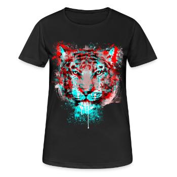 Mushin Ire Channel Remix - Frauen T-Shirt atmungsaktiv - Schwarz - Vorne - AI Model Female 172 light (172cm)