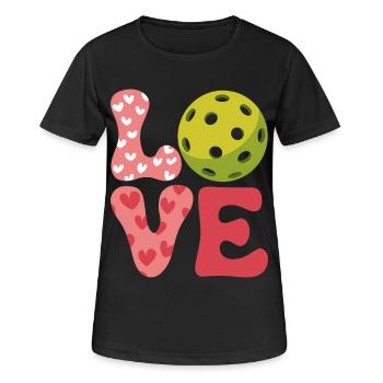 Pickleball Saying Sports Funny Pickleball Gift - Women's Breathable T-Shirt - black - Front - AI Model Female 172 light (172cm)