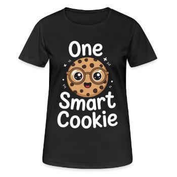 Cookies Saying Chocolate Cookies Funny Cookie Gift - Women's Breathable T-Shirt - black - Front - AI Model Female 172 light (172cm)