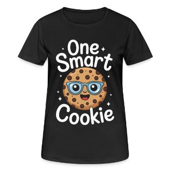 Cookies Saying Chocolate Cookies Funny Cookie Gift - Women's Breathable T-Shirt - black - Front - AI Model Female 172 light (172cm)