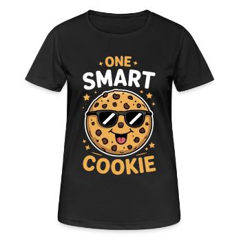 Cookies Saying Chocolate Cookies Funny Cookie Gift - Women's Breathable T-Shirt - black - Front - AI Model Female 172 light (172cm)