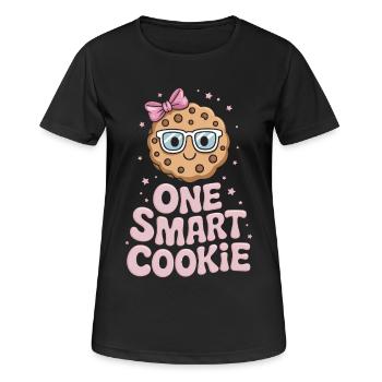 Cookies Saying Chocolate Cookies Funny Cookie Gift - Women's Breathable T-Shirt - black - Front - AI Model Female 172 light (172cm)