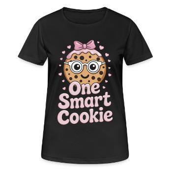 Cookies Saying Chocolate Cookies Funny Cookie Gift - Women's Breathable T-Shirt - black - Front - AI Model Female 172 light (172cm)