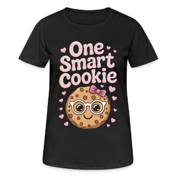 Cookies Saying Chocolate Cookies Funny Cookie Gift - Women's Breathable T-Shirt - black - Front - AI Model Female 172 light (172cm)