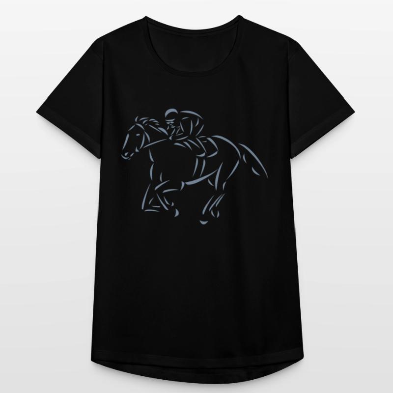 Cheval de course T-shirt respirant Femme