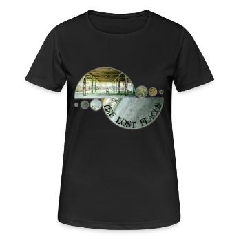 The Lost Places Cair 2 - Frauen T-Shirt atmungsaktiv - Schwarz - Vorne - AI Model Female 172 light (172cm)