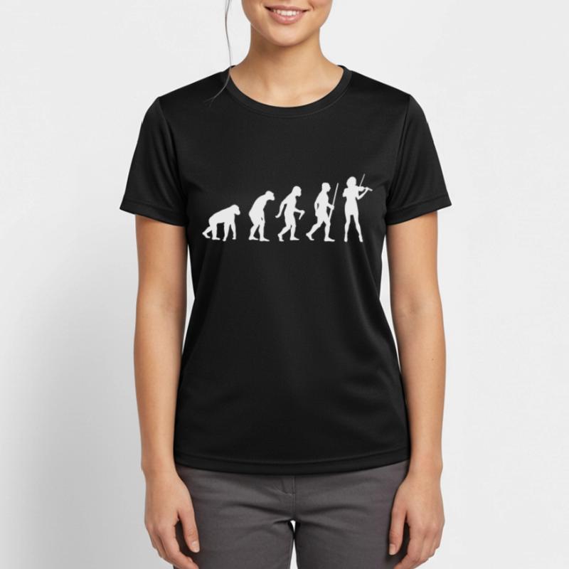 Évolution du violoncelliste T-shirt respirant Femme