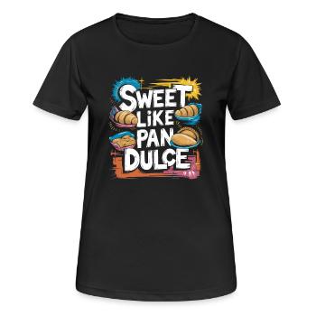 Pure douceur mexicaine - T-shirt respirant Femme - noir - Devant - AI Model Female 172 light (172cm)