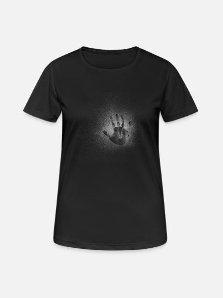 Handprint - Women's Breathable T-Shirt - black