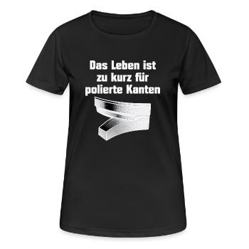 Bords Polis Montre Collector Nerd vs Polonais - T-shirt respirant Femme - noir - Devant - AI Model Female 172 light (172cm)