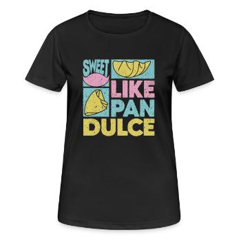 Design mignon pour Pan Dulce - T-shirt respirant Femme - noir - Devant - AI Model Female 172 light (172cm)